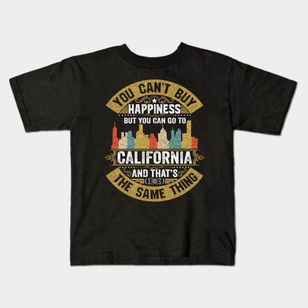California State Flag I Love California Strong Native California Home Map Kids T-Shirt by BestSellerDesign